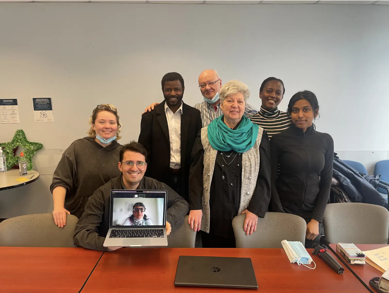 Members of your March 9th bargaining team, post-bargaining!